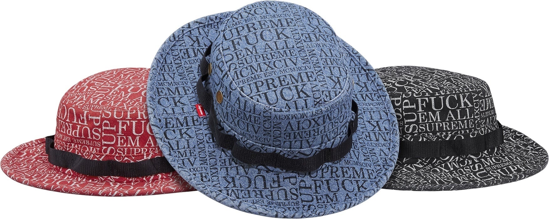 Fuck 'Em All Denim Boonie